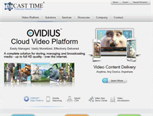 Tablet Screenshot of casttime.com